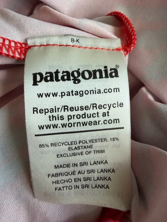Patagonia Magnolia Spring Dress Womens Medium Red Floral Athleisure Built In Bra - Picture 9 of 12